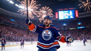 2025 NHL Finals: Oilers Stage Spectacular Comeback in Game 4 to Tie Series 2-2, Concept art for illustrative purpose, tags: puck - Monok
