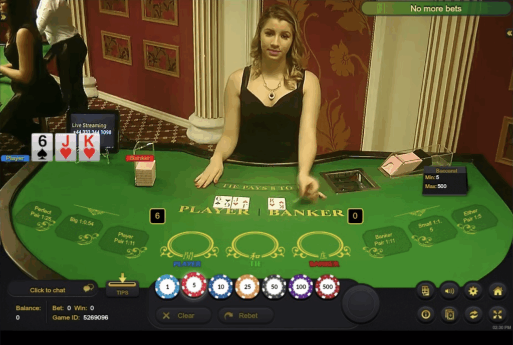 live baccarat canada