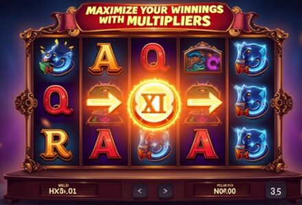 5 Ways to Boost Your Profits with Multipliers in Slot Games, Concept art for illustrative purpose, tags: online - Monok