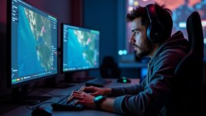 10 Tips for Successful Betting on CS2, Concept art for illustrative purpose, tags: research, discipline, - Monok
