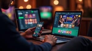 The evolving landscape of online gambling in Canada, Concept art for illustrative purpose, tags: games - Monok