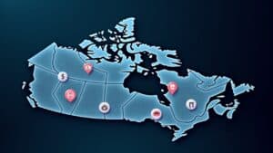 The evolving landscape of online gambling in Canada, Concept art for illustrative purpose - Monok