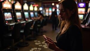 The evolving landscape of money slots and gambling addiction, Concept art for illustrative purpose - Monok